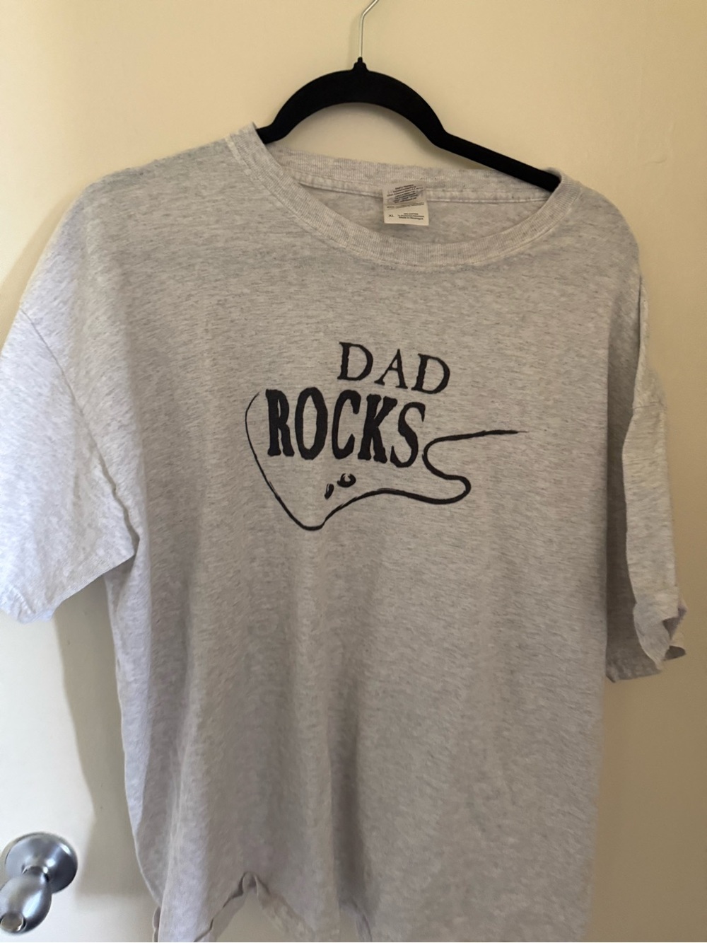 “Dad Rocks” Gray Tee - Picture 3 of 5